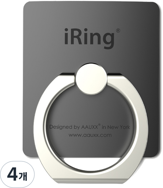 [iRing] 아이링 스마트링, 그래파이트 그레이, 4개