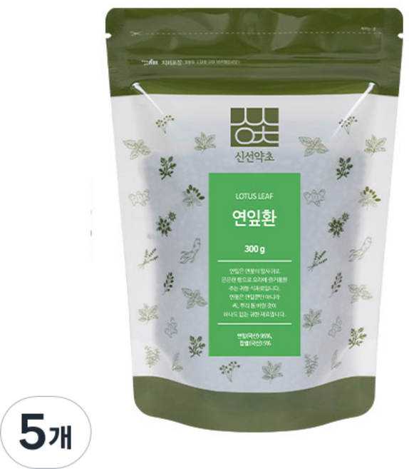 신선약초 연잎환, 300g, 5개