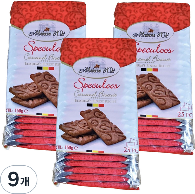 스페퀼로스 비스킷 25p, 9개, 150g