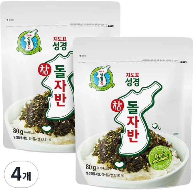 지도표성경 참돌자반, 80g, 4개