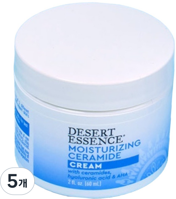 데저트에센스 모이스처라이징 세라마이드 크림, 5개, 60ml