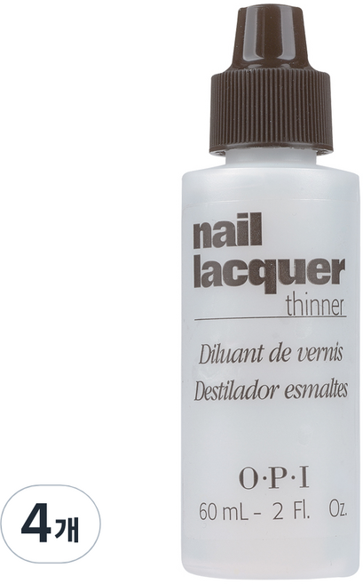 오피아이 네일 래커 띠너, 4개