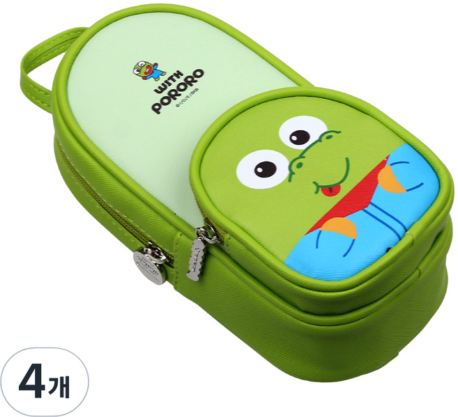 포포팬시 위드뽀로로 배낭 펜파우치, 크롱, 4개