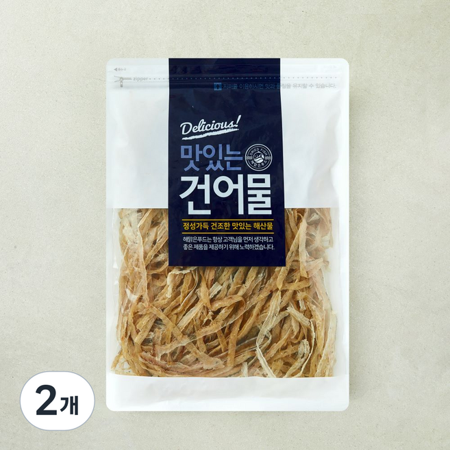 해맑은푸드 명태엽채, 2개, 300g