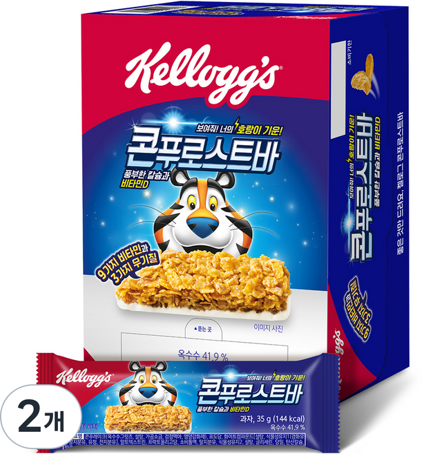 켈로그 콘푸로스트바 12p, 420g, 2세트