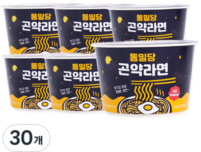 통밀당 곤약 라면 110g, 30개