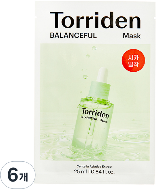 토리든 밸런스풀 시카 마스크, 6개입, 6개