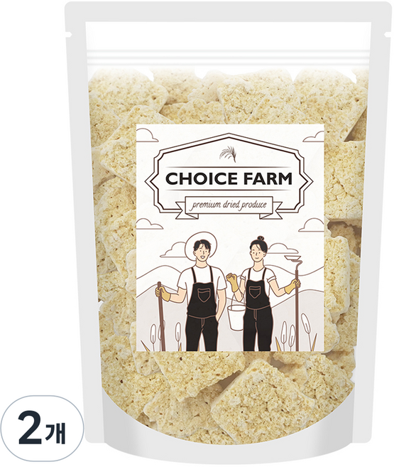 초이스팜 원물그대로 바로먹는 동결건조 다진마늘, 60g, 2개