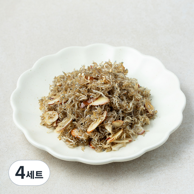 우리아이튼튼 아몬드 멸치 볶음 만들기 세트 190g, 120g, 4세트