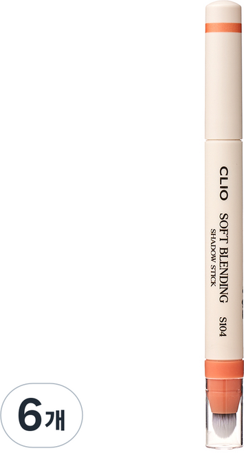 CLIO 珂莉奧 柔霧暈染眼影棒, S104 蜜糖蜜蒂, 6個