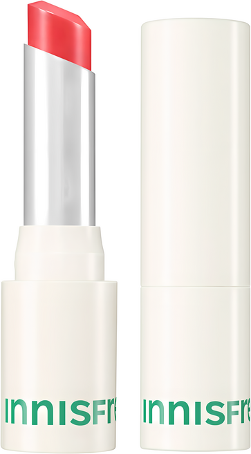 INNISFREE 台灣公司貨 晨露光透水感唇膏, 1個, 02 蜜糖珊瑚