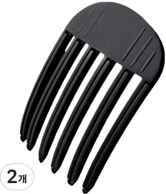 아이코어스 앞머리 볼륨집게, 2개, 블랙