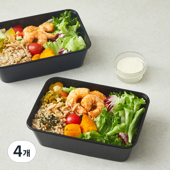 세끼판다 판다의 스파이시 쉬림프 포케 샐러드, 221g, 4개