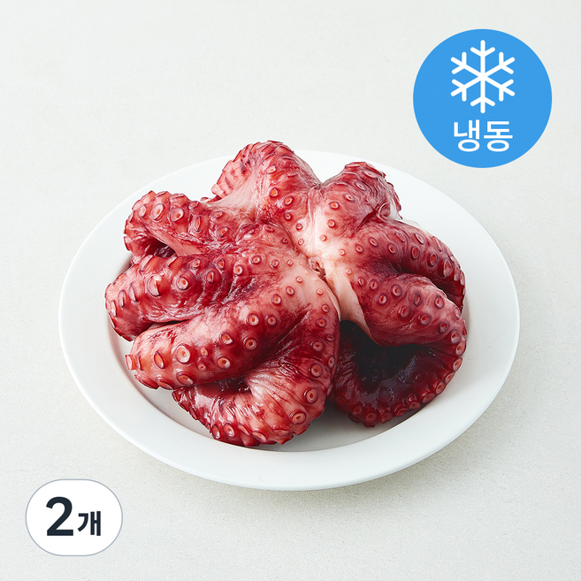 비비수산 자숙 문어 한마리 (냉동), 2개, 900g