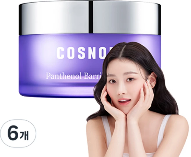 코스노리 판테놀 베리어 크림, 50ml, 6개 - 쿠팡