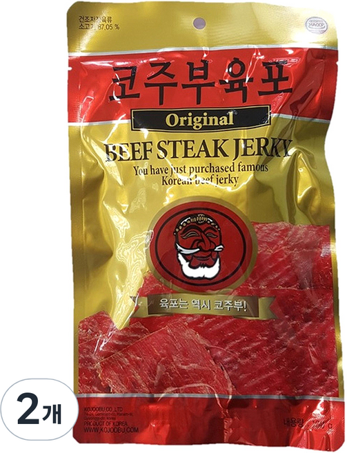 코주부 소고기 육포, 100g, 2개