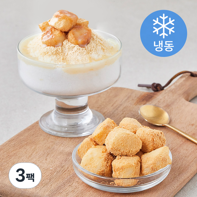 지리산떡방앗간 한입 인절미, 900g, 1개입, 3개