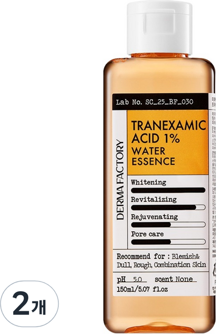 더마팩토리 트라넥삼산 1% 워터 에센스, 150ml, 2개