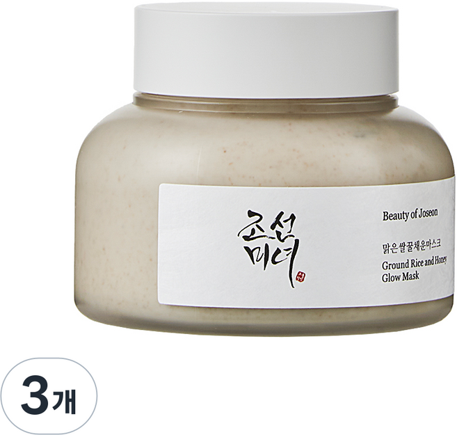 BeautyofJoseon 清米蜂蜜面膜, 1入, 3個