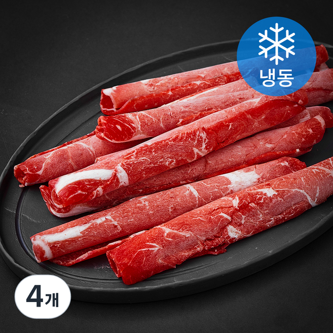 육감하누 1등급 샤브샤브 (냉동), 300g, 4개