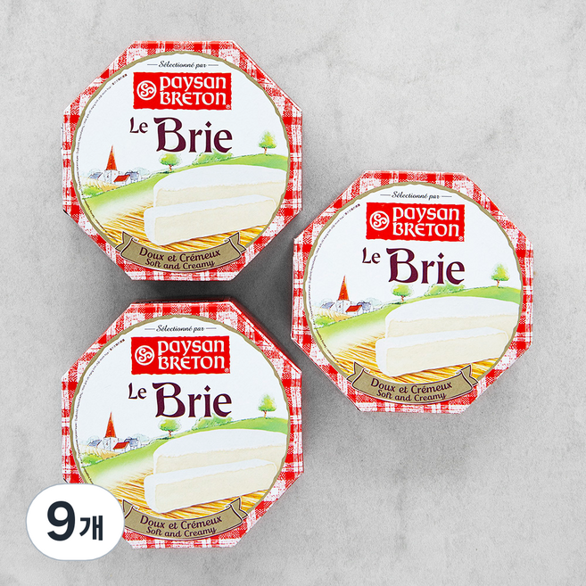 페이장브르통 브리치즈, 125g, 1개입, 9개