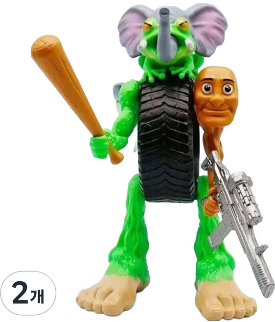 아트조이 이탈리안 브레인롯 합체 피규어 D, 2개