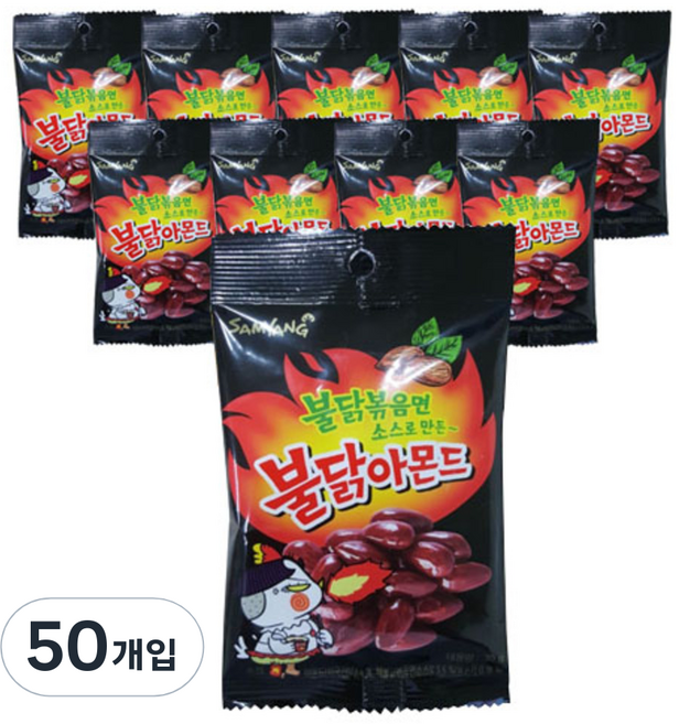 삼양 불닭 아몬드, 30g, 50개입