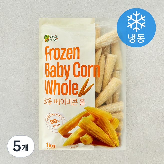 FruitMoji 베이비콘 홀 (냉동), 5개, 1kg