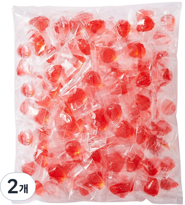 딸기맛 젤리, 2개, 1kg