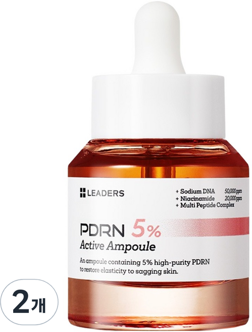 리더스 피디알엔 5% 액티브 앰플, 30ml, 2개