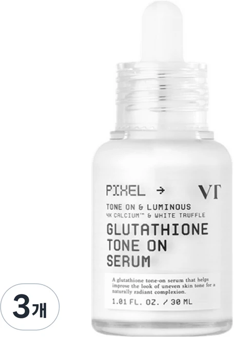 브이티코스메틱 글루타치온 톤온 세럼, 30ml, 3개 - 쿠팡