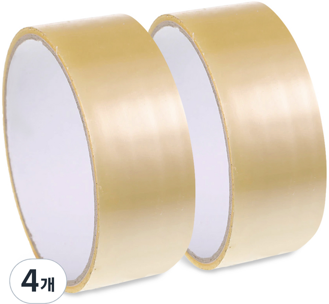 AtelRhyme 粉彩膠帶球製作 珠光氣球彩色矽膠膠帶 4.8cm, 4個, 黃色