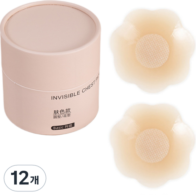 이롭상회 티안나 니플밴드 핑크 플라워, 12개