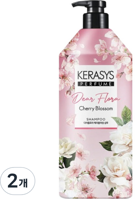 케라시스 디어플로라 샴푸 체리블라썸, 1.5L, 2개