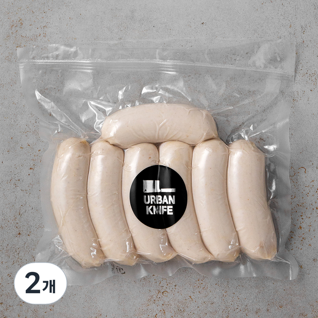어반나이프 브라트부어스트 소시지, 420g, 2개