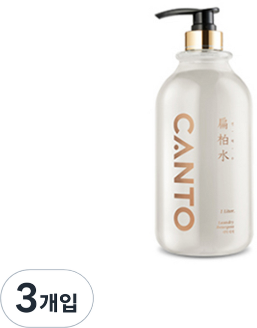 칸토 편백수 세탁세제, 1L, 3개