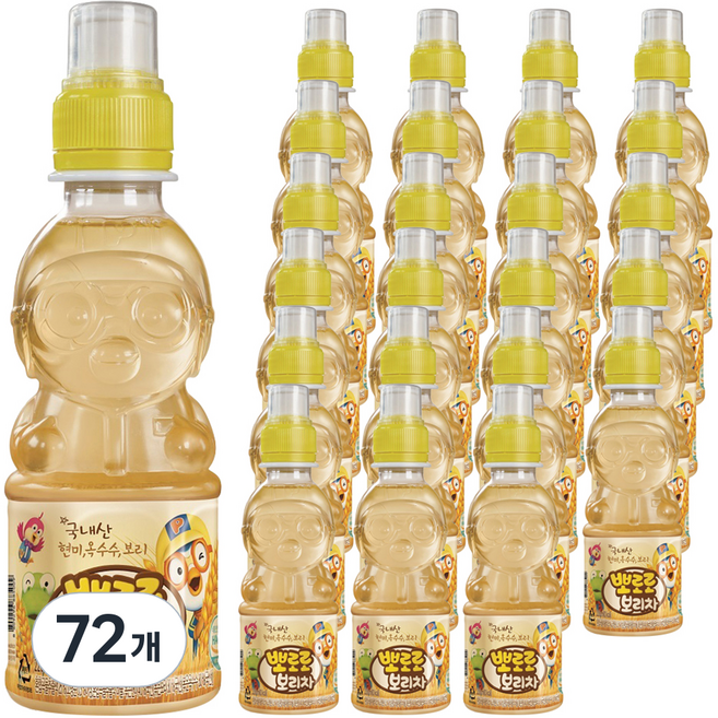 팔도 뽀로로 아기보리차, 220ml, 72개