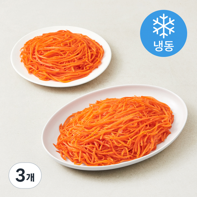 프로즌프레시 제주 자연을 담은 구좌 당근채 (냉동), 3개, 2.2kg