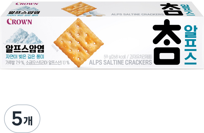 참크래커 알프스, 59g, 5개