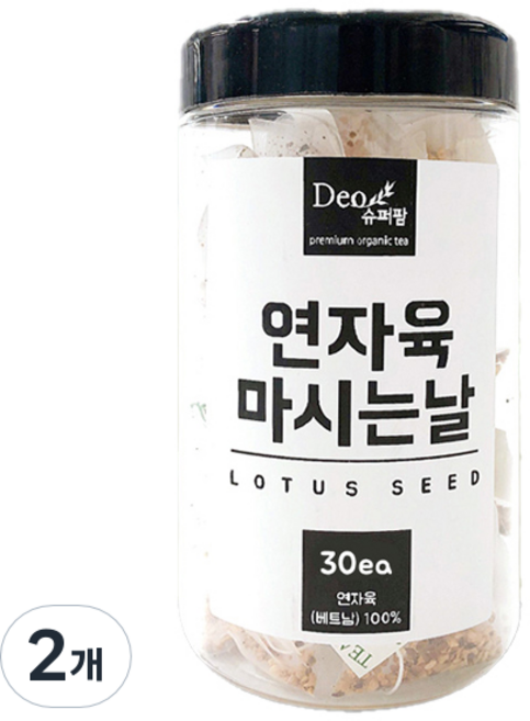 데오슈퍼팜 연자육 마시는날, 1.2g, 30개입, 2개