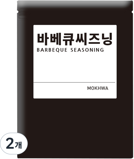 딜리셔스마켓 바베큐 시즈닝 향신료, 2개, 200g