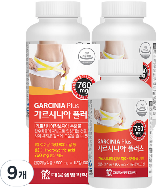 대웅생명과학 가르시니아 플러스, 9개, 100.8g