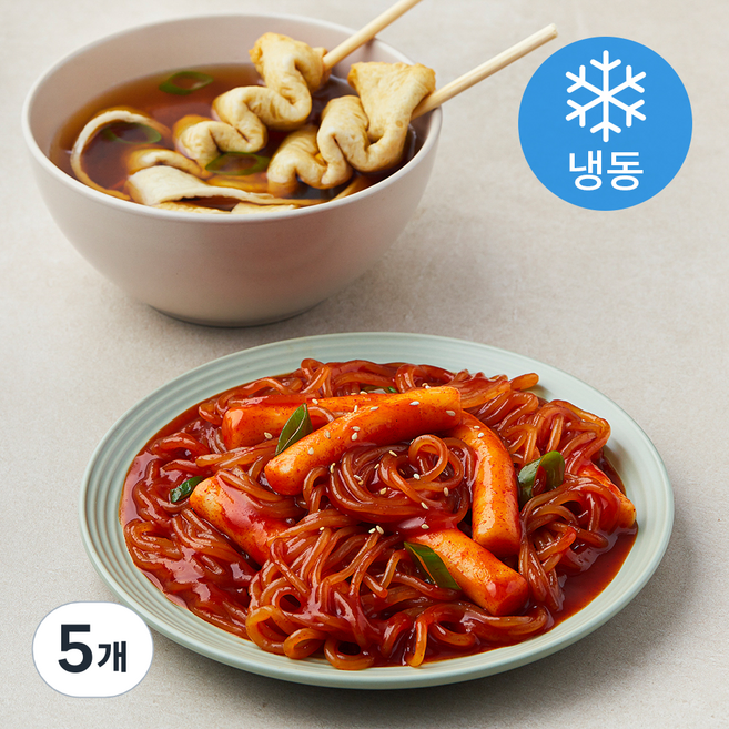 어나더테이블 쫄볶이와 어묵탕 밀키트 (냉동), 579g, 5개