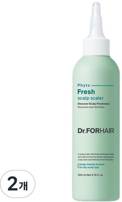 닥터포헤어 지성두피 딥 클렌징 피토프레시 스칼프 스케일러, 200ml, 2개