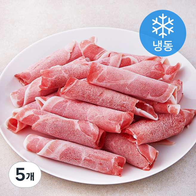동원 스페인산 5초구이 대패목살 (냉동), 400g, 5개