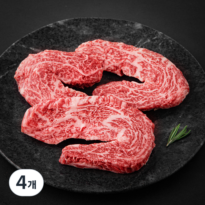 한우맘 한우 새우살 1등급 구이용 (냉장), 200g, 4개