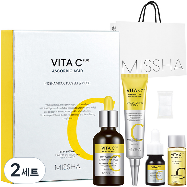 미샤 비타씨플러스 잡티씨 2종 세트, 2세트