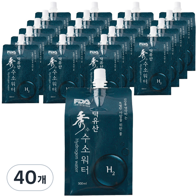 수수소수 덕유산 수 수소워터, 500ml, 40개