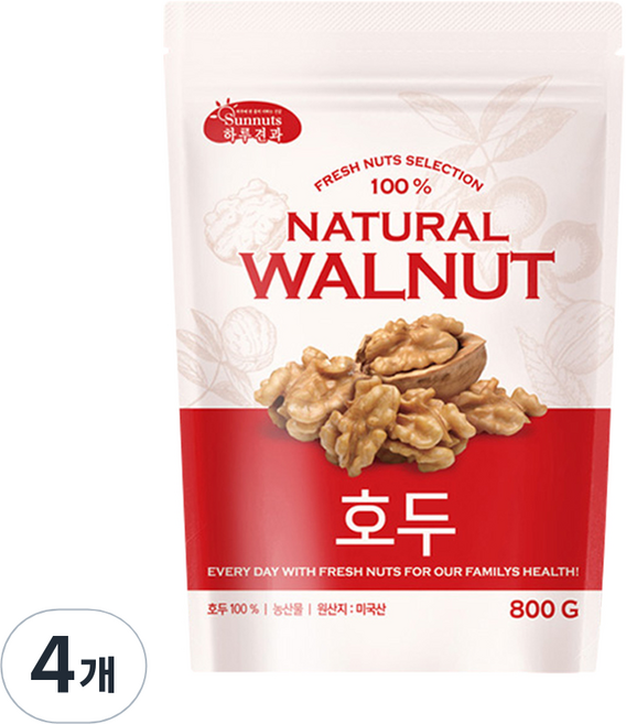 Dailynut 核桃, 4個