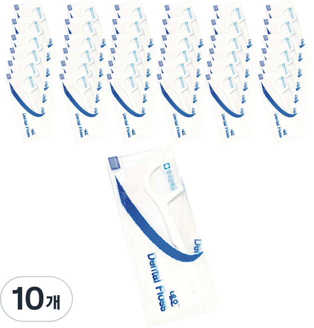 네오 메디칼 덴탈프로스 Y형 치실, 10개, 10개입, 7.8cm